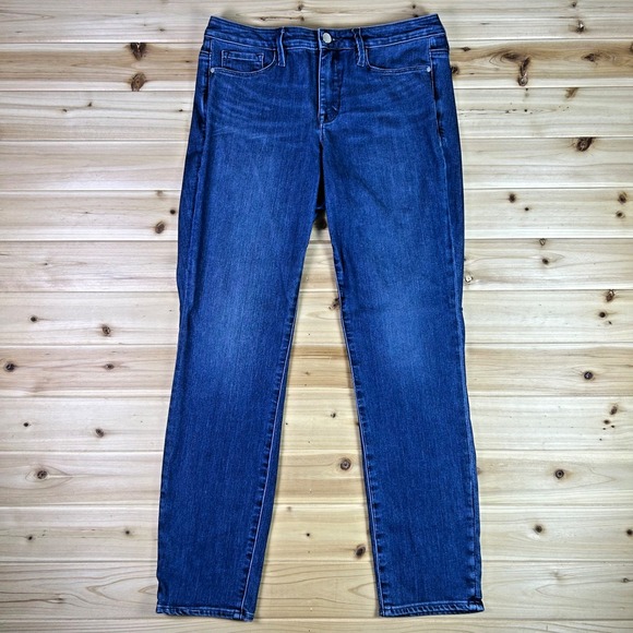 Athleta Denim - Athleta Jeans Womens 6 Sculpted Mid Rise Skinny Denim Blue Jeans